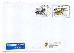 Bulgarie--2005--Lettre De SOFIA  Pour MARIGNANE-13 (France)....timbres  Papillons .....cachet - Briefe U. Dokumente