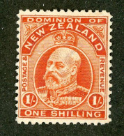 267 New Zealand 1909 Scott #139 Mlh*p14 (Lower Bids 20% Off) - Unused Stamps