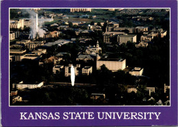 Kansas Topeka Kansas State University Aerial Panoramic View  - Topeka