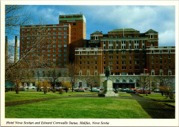 Canada Halifax Hote Nova Scotian And Edward Cornwallis Statue - Halifax