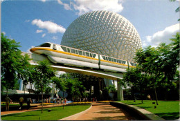 Florida Orlando Epcot Center Future World Spaceship Earth And Monorail - Orlando