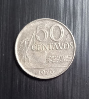 BRESIL 50 Centavos - Cargo Amarré 1970 - Brésil