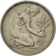 Monnaie, République Fédérale Allemande, 50 Pfennig, 1949, Stuttgart, TTB - 50 Pfennig