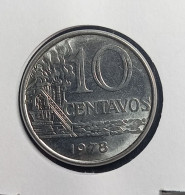 BRESIL 10 Centavos Magnétique 1978 - Brésil