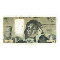 France, 500 Francs, Pascal, 1983, F.185, SUP, Fayette:71.29, KM:156e - 500 F 1968-1993 ''Pascal''