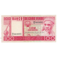 Billet, Cape Verde, 100 Escudos, 1977, 1977-01-20, KM:54a, NEUF - Kaapverdische Eilanden