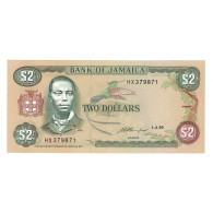 Billet, Jamaica, 2 Dollars, 1993, 1993-02-01, KM:69e, NEUF - Jamaica