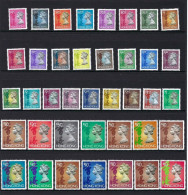 Hong Kong 1992 - 1996 1997 QEII 39V Queen Elizabeth II Definitive Stamps Full Set MNH (**) - Andere & Zonder Classificatie