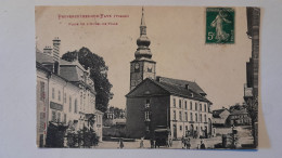 CPA - 88 - PROVENCHERES SUR FAVE - Place De L'Hôtel De Ville - Provencheres Sur Fave