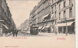 ***  BELGIQUE  ***  BRUXELLES  Bruxelles  Le Boulevard Du Nord -- Timbrée TB  - Transporte Público