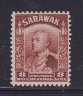 SARAWAK - 1934  Charles Brooke 8c  Never Hinged Mint - Sarawak (...-1963)