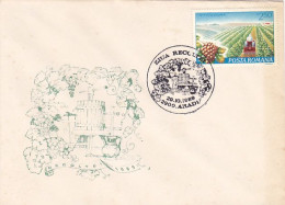 AGRICULTURE, VINEYARD, GRAPES, HARVEST DAY, SPECIAL COVER, 1989, ROMANIA - Agriculture