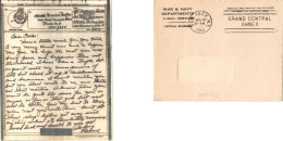 (R17) USA War & Navy Departments - V-Mail Service - Grand Central Annex - Rochester New-York - 1943 - Brieven En Documenten