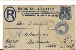 REGISTERED LETTER 1894 MULHAUSEN - Covers & Documents