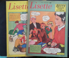 MAGAZINE LISETTE  N° 11 Et 13  De  1958  LOT De 2 - Lisette