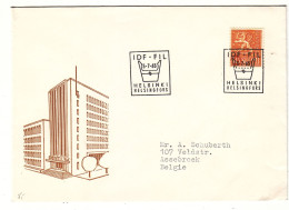 Finlande - Lettre De 1965 - Oblit Helsinki - Exp Vers Assebroek - - Briefe U. Dokumente