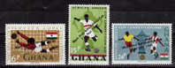 GHANA   N° 233/35  * *   SURCHARGE  1966  Football  Soccer Fussball - 1966 – England