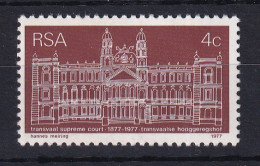 South Africa: 1977   Centenary Of Transvaal Supreme Court  MNH  - Nuevos