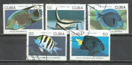 6200D-SERIE COMPLETA PECES FAUNA MARINA CUBA 1994 Nº 3370/3375 TEMATICOS BONITOS CONMEMORATIVOS - Used Stamps