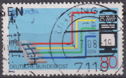 1988 BRD ° Mi:DE 1368, Yt:DE 1200, EUROPA, Post-Projekt-Schema - Gebraucht