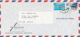 Netherlands Antilles Air Mail Cover Sent To Denmark 27-10-1984 - Curaçao, Nederlandse Antillen, Aruba