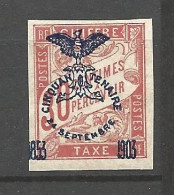 NOUVELLE CALEDONIE TAXE N° 11 NEUF*  CHARNIERE  / Hinge  / MH - Postage Due