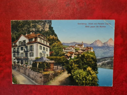 Carte SUISSE  SEELISBERG HOTEL UND PENSION LOWEN - Seelisberg