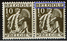 339  Paire Obl  T2 E Prolongé Et Tache GI - 1931-1960