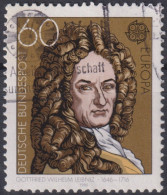 1980 BRD ° Mi:DE 1050, Yt:DE 894, EUROPA, Gottfried Wilhelm Leibniz - Gebraucht