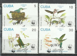 6200I- SELLOS DE CUBA SERIE COMPLETA AVES PÁJAROS 1992 Nº 3224/3227 FAUNA, ANIMALES. - Colecciones & Series