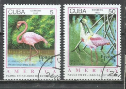 6200J- SELLOS DE CUBA SERIE COMPLETA AVES PÁJAROS 1993 Nº 3323/3324 FAUNA, ANIMALES. - Colecciones & Series