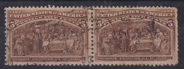 USA 1893 - Canceled - Sc# 234 - PAIR! - Usados