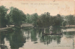 BELGIQUE - Ostende - Une Partie De Gondole Au Parc Léopold - Carte Postale Ancienne - Spa