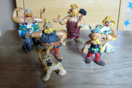 Lot De 6 Figurines Comics Spain - Dargaud - 1980 à 1991 - Goscinny - Uderzo - Little Figures - Plastic