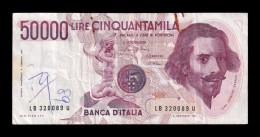 Italia Italy 50000 Lire 1984 Pick 113a Bc/Mbc F/Vf - 50000 Lire