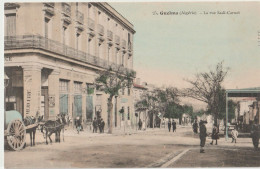 CPA  Guelma (Algérie)  Belle Carte Colorisée  Aux Dames De France Rue Sadi Carnot - Guelma