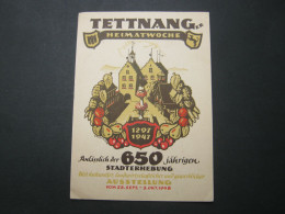 TETTNANG , Heimatwoche, Seltene Ansichtskarte Um 1948 - Tettnang