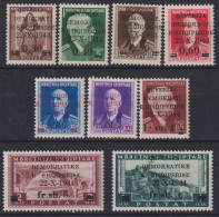 ALBANIA 1944 - MNH - Mi 303-311 - Albanië