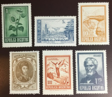 Argentina 1972 Definitives Set MNH - Ongebruikt