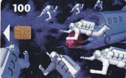 DENMARK(chip) - Space Men, Chip 3, CN : 6202, Tirage 20000, Exp.date 31/12/97, Used - Spazio
