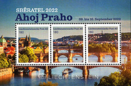 Liechtenstein - 2022 - Ahoj, Praho - Sberatel '22 Collectors Fair - Mint Souvenir Sheer - Ungebraucht