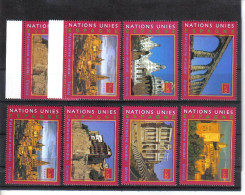 VNG608 UNO GENF 2000 UNESCO-WELTERBE SPANIEN MICHL 399/00 + 401/06 ** Postfrisch - Ongebruikt