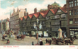 ROYAUME UNI - London - Old Houses, Holborn - Animé - Colorisé - Carte Postale Ancienne - Sonstige & Ohne Zuordnung
