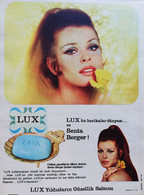 LUX SOAP ADVERTISING/ BEAUTY SOAP OF THE STARS "Senta Berger" - Produits De Beauté