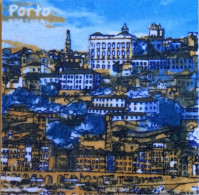 Porto, Porto Old City Vew Portugal Souvenir Fridge Magnet - Magnetos