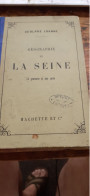 Géographie De La Seine ADOLPHE JOANNE Hachette 1881 - Parigi