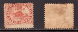 CANADA   Scott # 15* MINT O.G. HINGED (CONDITION AS PER SCAN) (CAN-M-9-15) - Unused Stamps