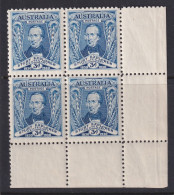 Australia, Scott 105 (SG 118), MNH Block Of Four - Mint Stamps
