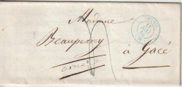 Lettre 1840 De Paris 60 Pour Gacé (61) - 1801-1848: Precursori XIX