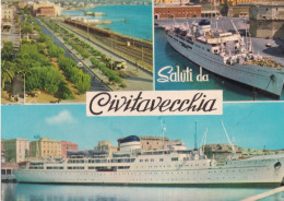 Saluti Da Civitavecchia - Formato Grande Viaggiata – FE390 - Civitavecchia